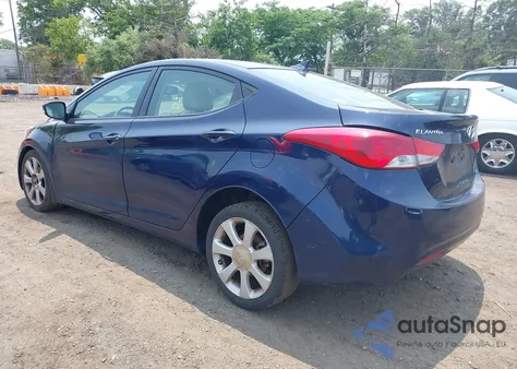 2013 Hyundai Elantra Limited из США, поврежденный, VIN 5NPDH4AE9DH205899